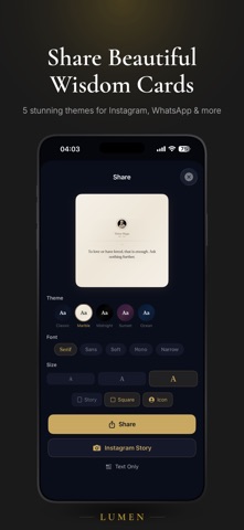 Lumen - Daily Wisdom Quotes Screenshot 5 of 5