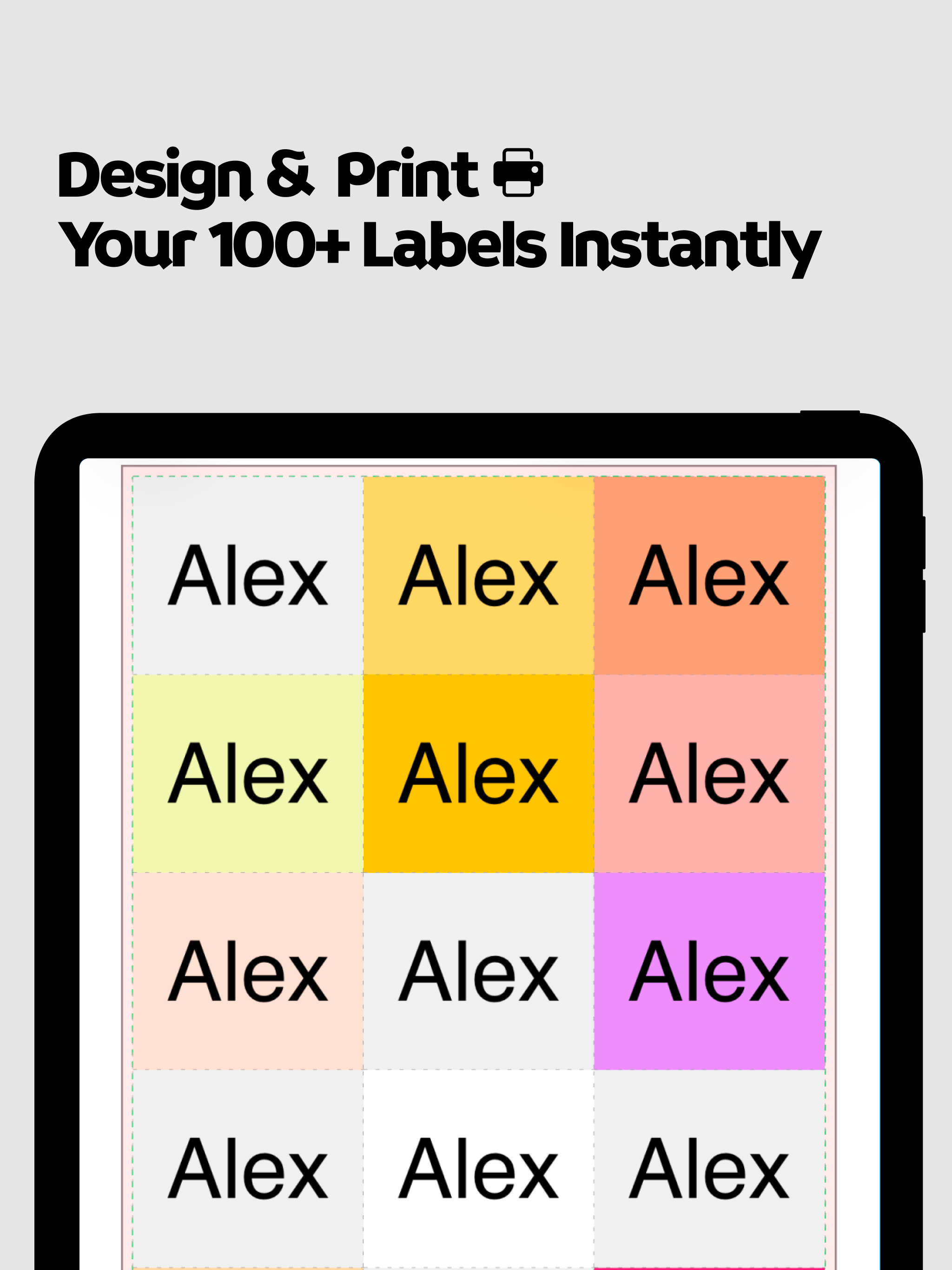Label Printer・Sticker & Badge