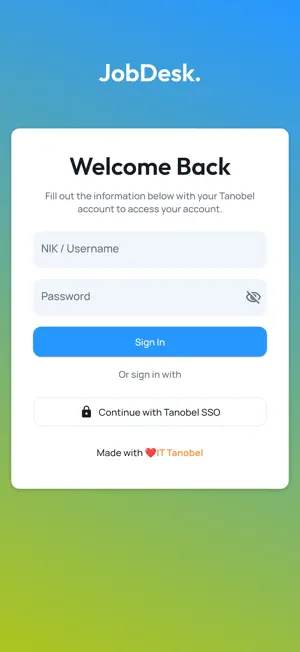 JobDesk (Tanobel) screenshot 1