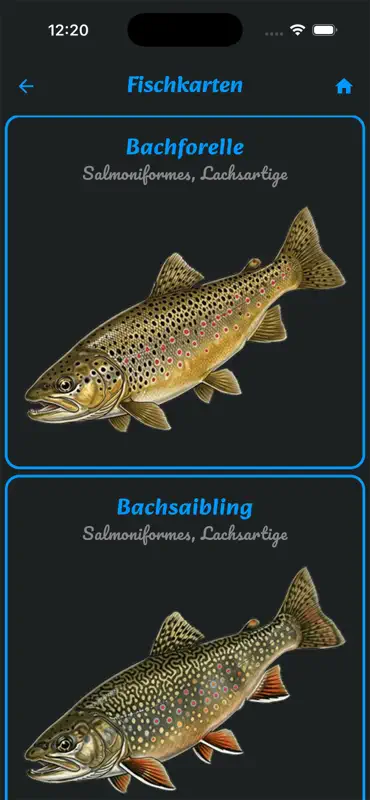 Fischkarten: Fishing & Lernen screenshot 5 of 10