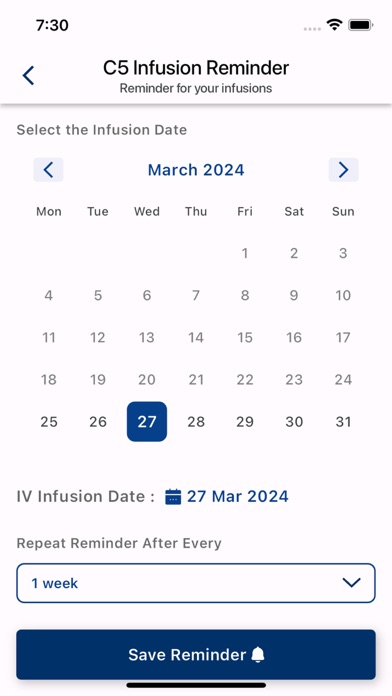 Alexion PNH Medication Tool Screenshot