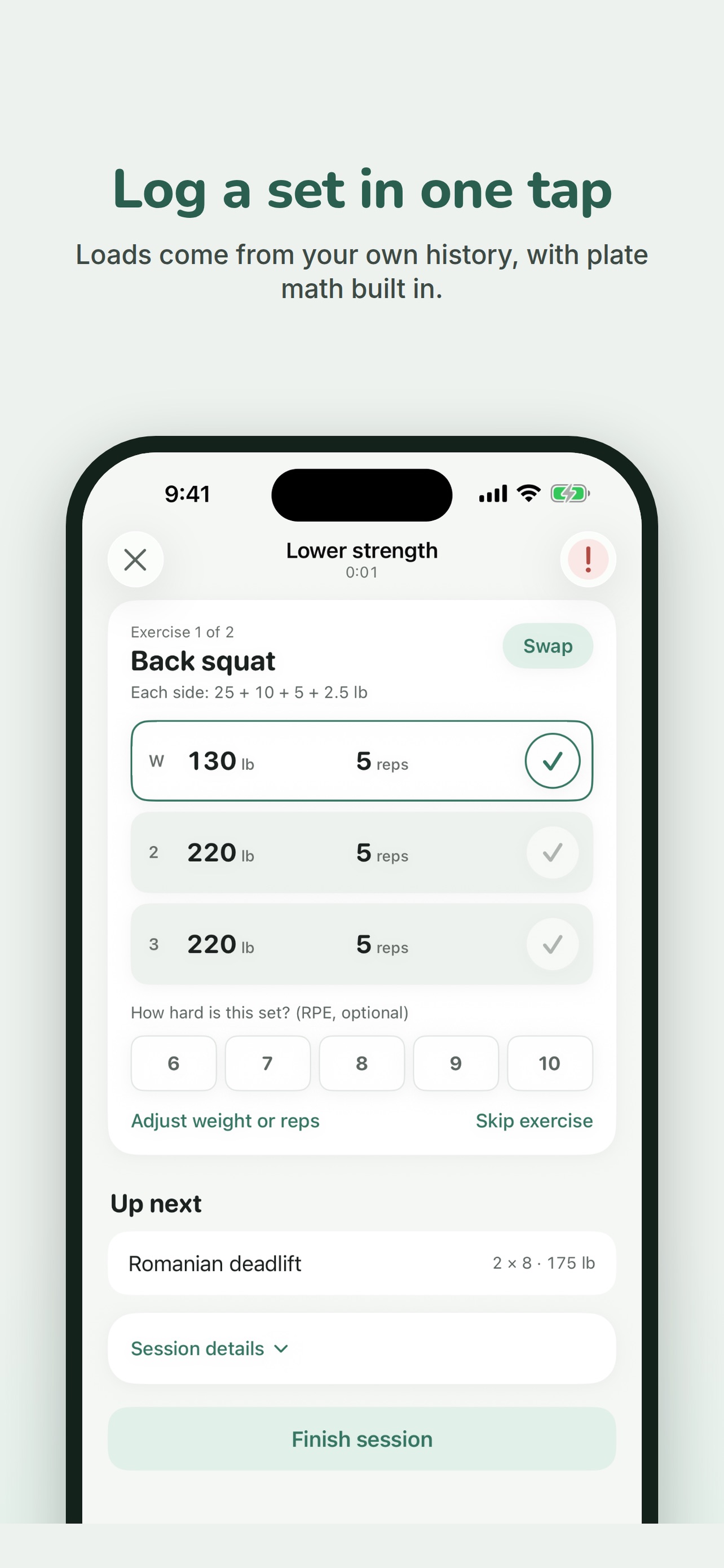 Screenshot 5 of Headroom: Training Planner