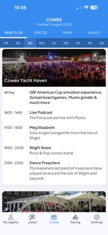 Cowes Week iPhone screenshot 3