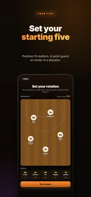 Basketball Dynasty: Career Sim screenshot 3