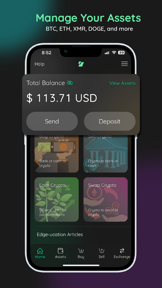 Edge - Crypto & Bitcoin Wallet screenshot