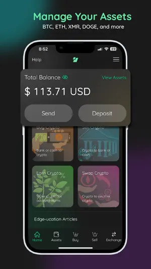 Edge - Crypto & Bitcoin Wallet screenshot 3