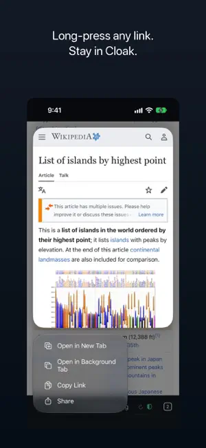 Cloak - Private Browser screenshot 3