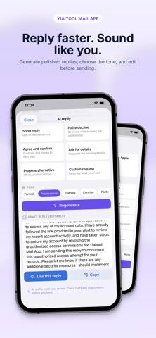 Yiaitool Mail App iPhone screenshot