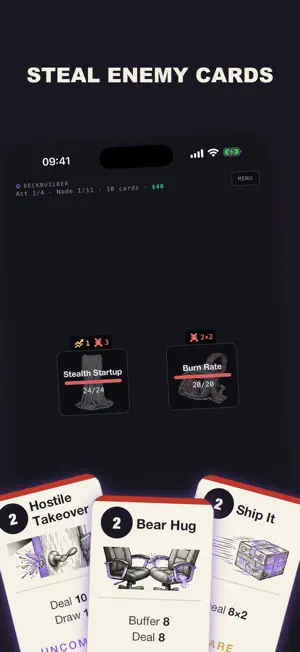 Deckbuilder: Startup Roguelike screenshot 1
