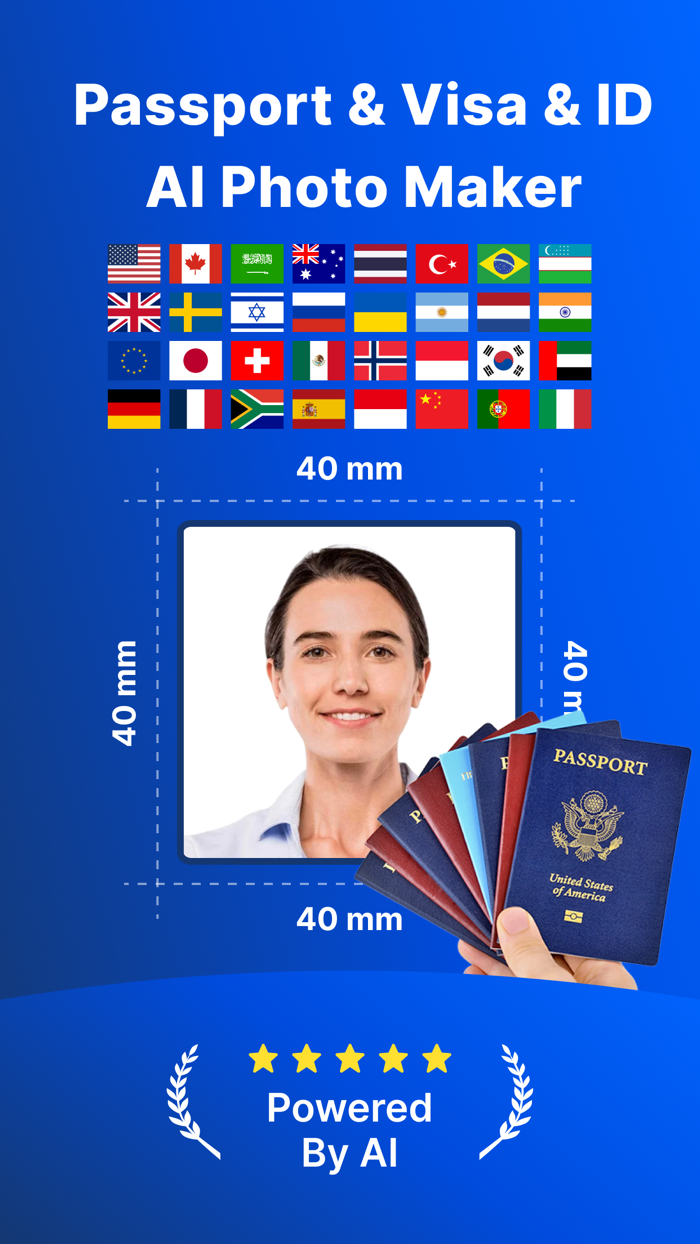 Green Card Passport Visa Photo