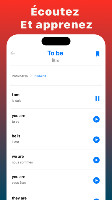 Screenshot #1 pour Conjuga : Apprendre l’Anglais