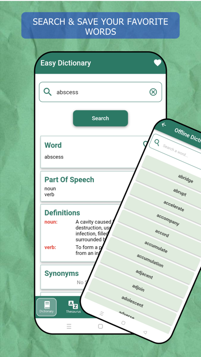 AI English Dictionary Screenshot