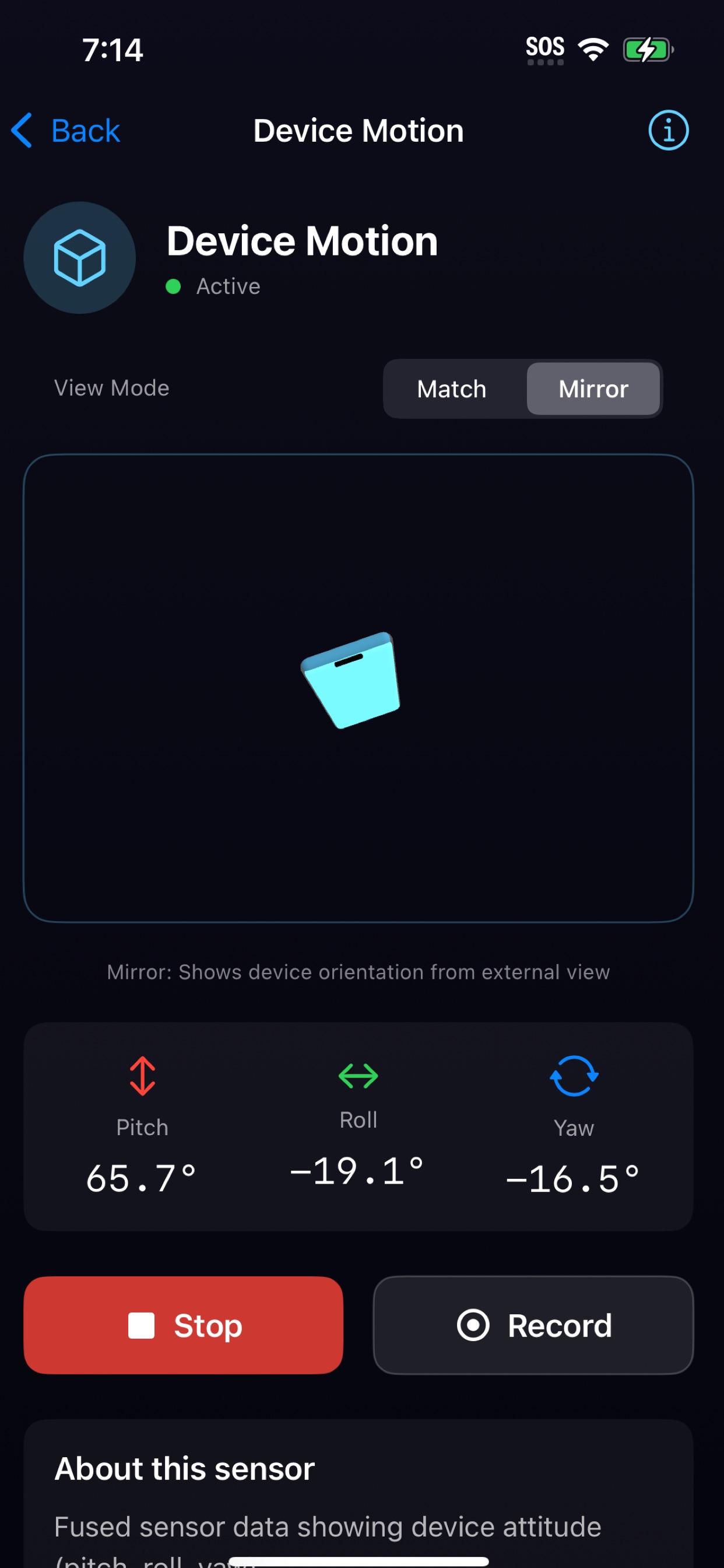 Just Sensors screenshot 6