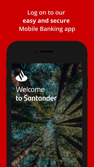 Santander Mobile Banking Screenshot