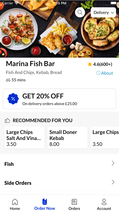 Marina Fish Bar. Screenshot