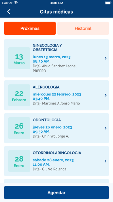 Hospital Clínica Bíblica Screenshot