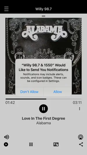 Willy 98.7 & 1550 screenshot 1