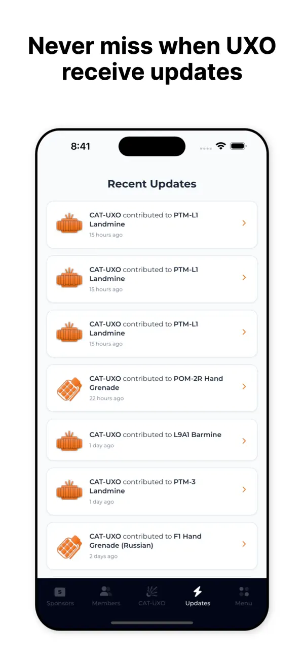#4. CAT-UXO (iOS) Podle: CAT-UXO LTD