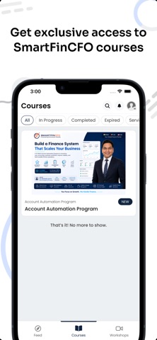 SmartFin CFO iPhone screenshot
