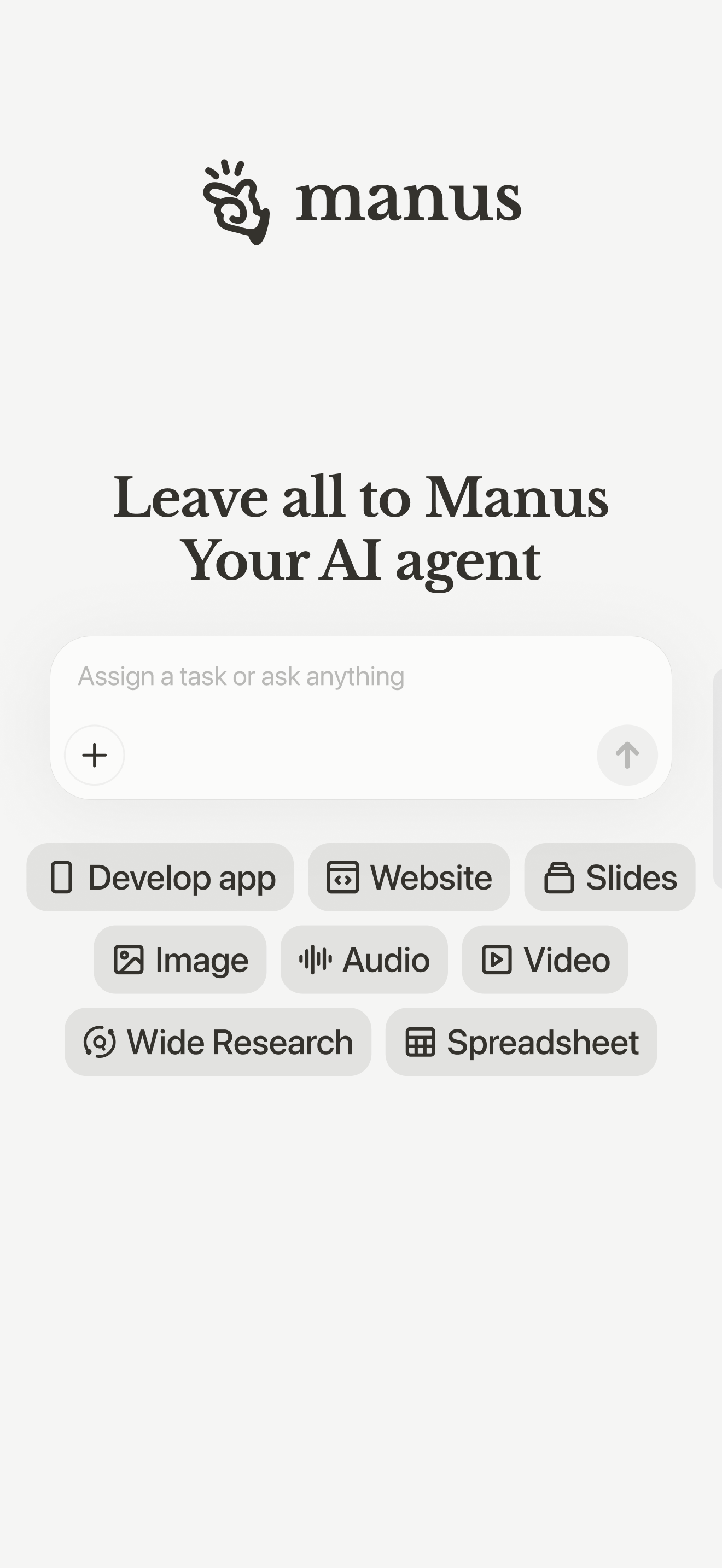Manus - AI Agent & Automation