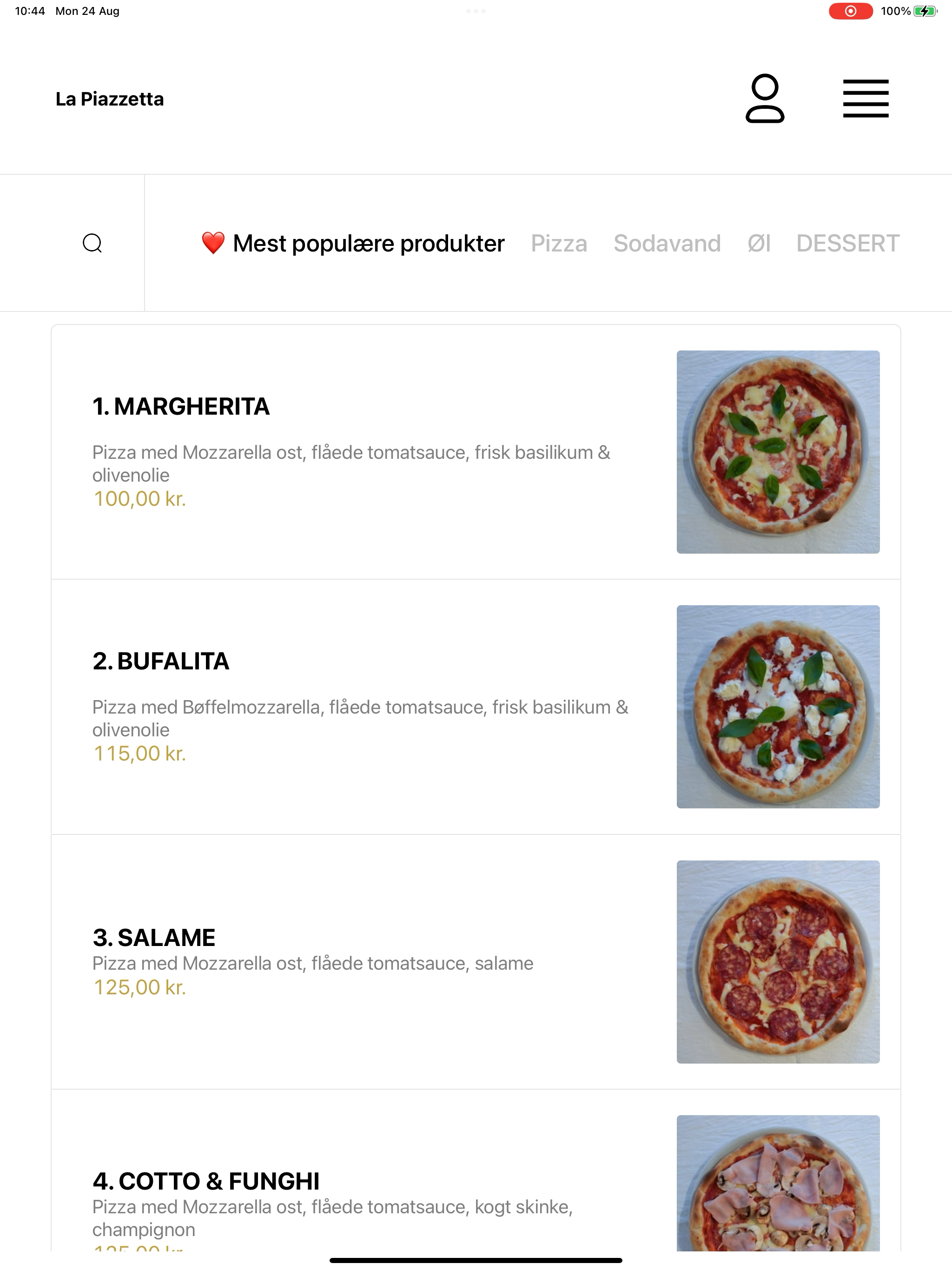 La Piazzetta - Odense screenshot 7