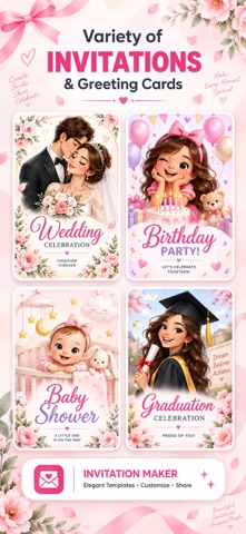 Invitation Maker Card Design Screenshot 1 of 6