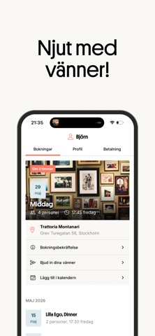 BokaBord - Restaurants Screenshot 4 of 4