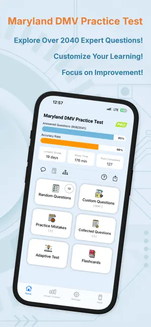 Maryland DMV Practice Test screenshot 1