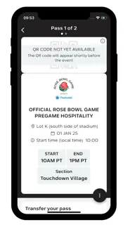 on location rose bowl iPhone Captures Décran 3