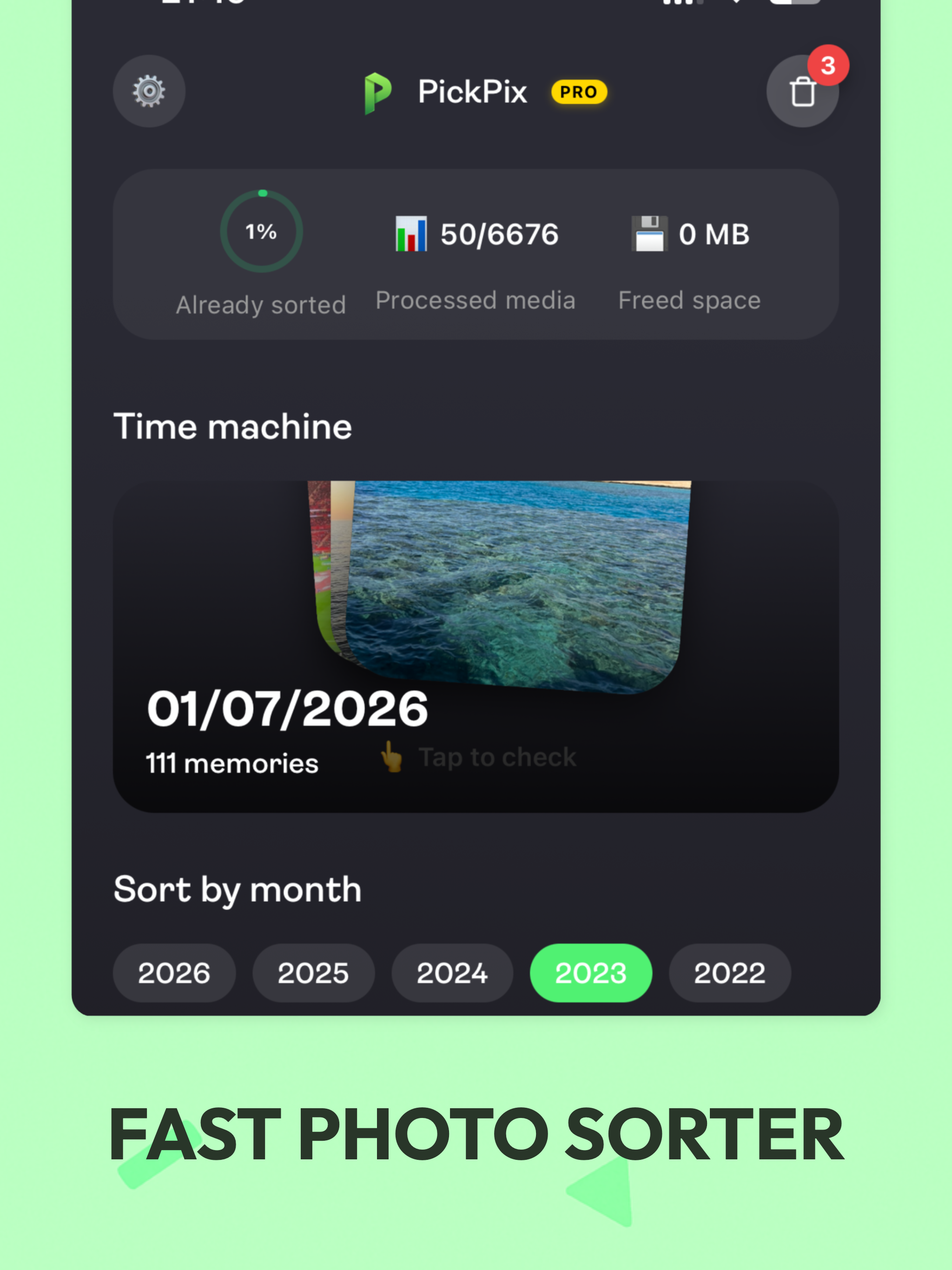 Photo Delete Swipe: PickPix