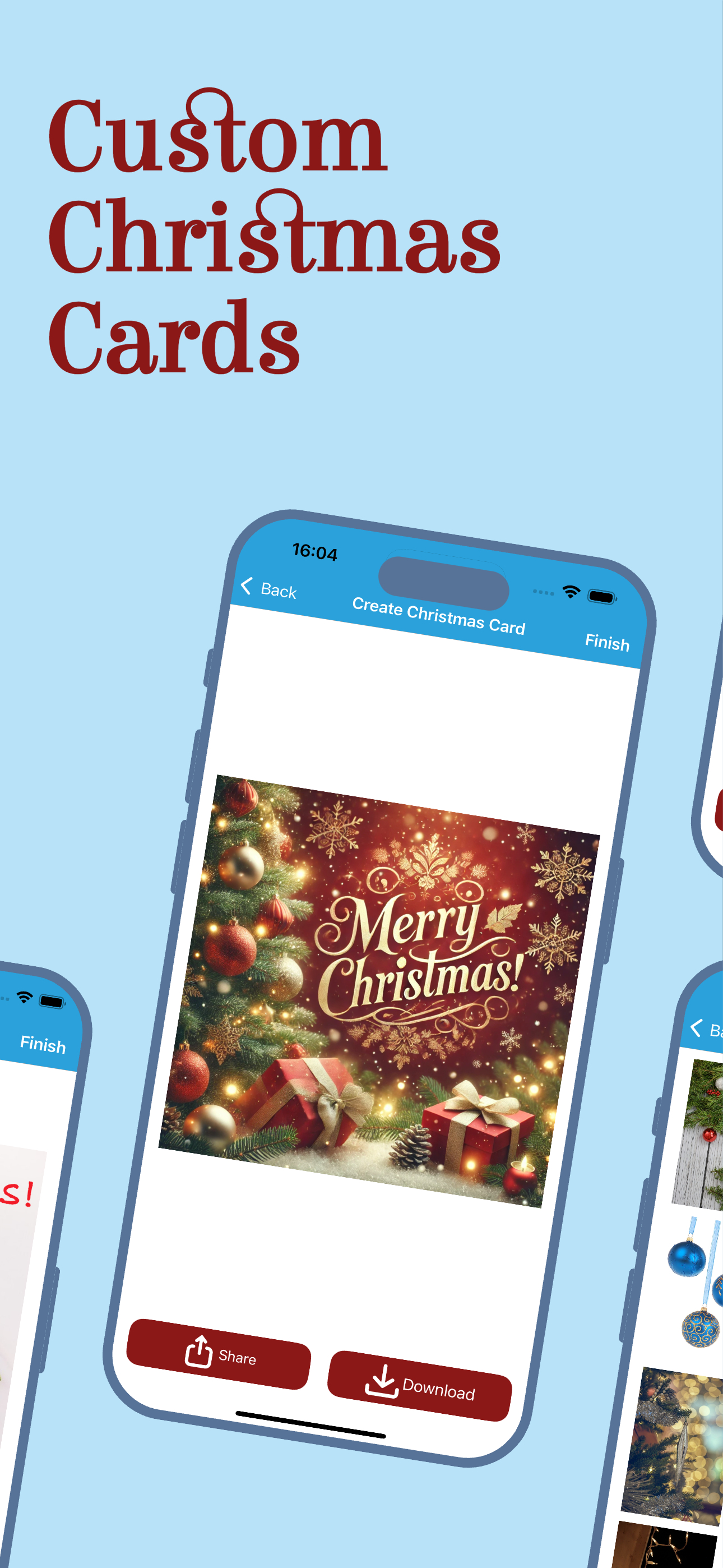 Christmas New Year Card Maker