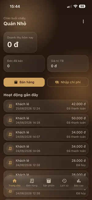 Quán Nhỏ POS - Bán Hàng screenshot 2