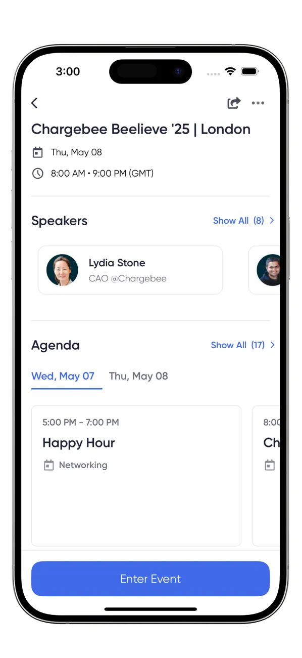 Screenshot #3 pour Chargebee Events