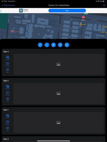 Open House Signs iPad screenshot