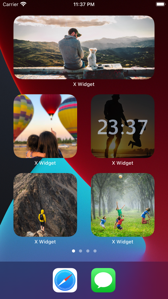 #1. X Widget (iOS) Podle: 雪 赵