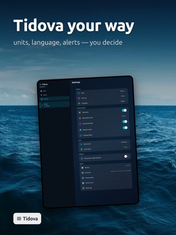 Tidova: Tides Fishing & Beach iPad screenshot
