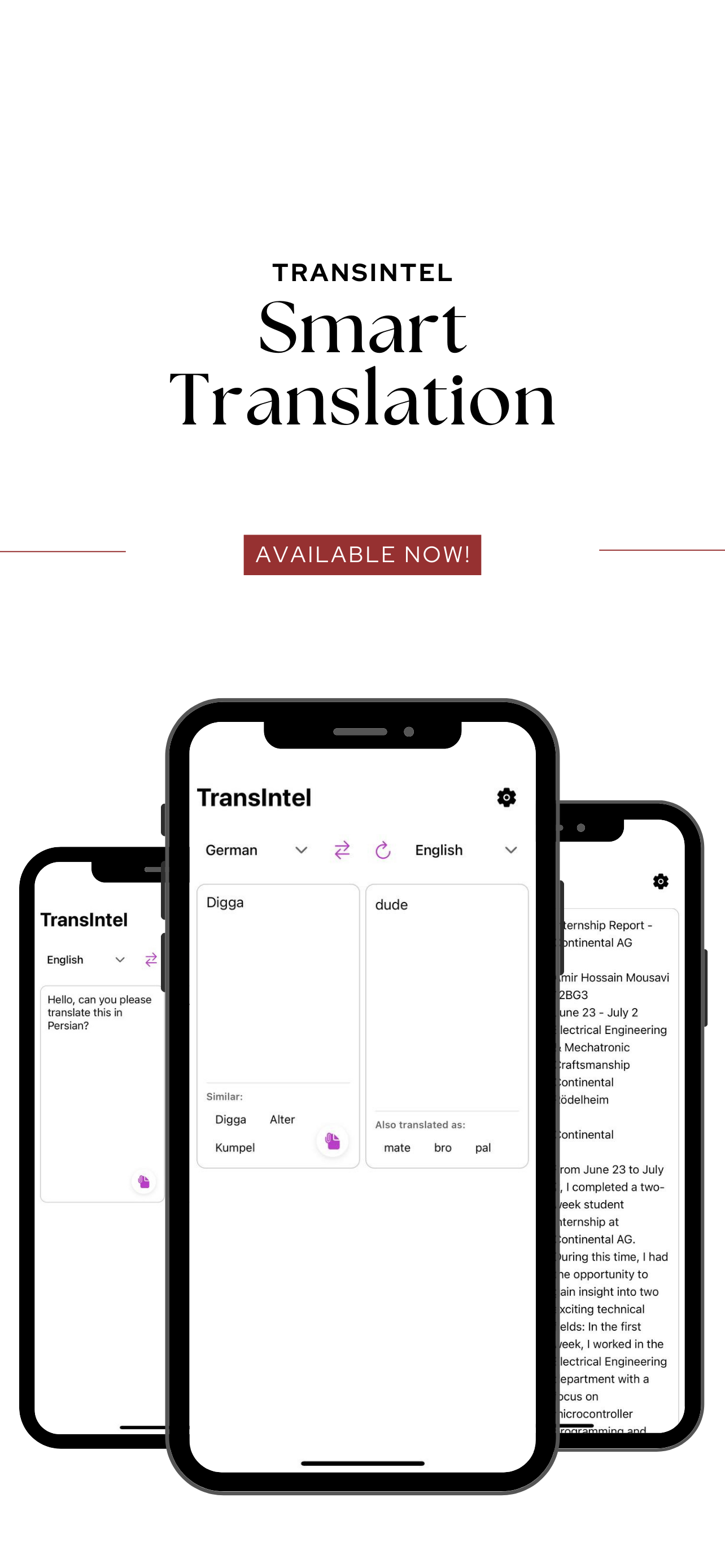 TransIntel - Translation AI