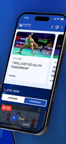 Badminton Europe screenshot