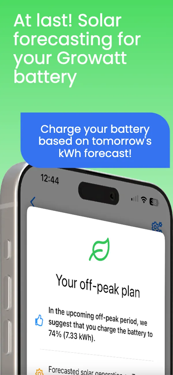 Screenshot #1 pour Growatt Off-Peak Planner