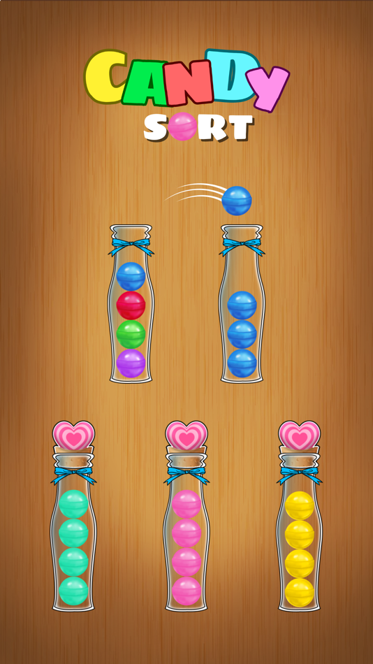 #1. Candy Sorting Puzzle (iOS) 来自: Rainbow 5s Co., Ltd