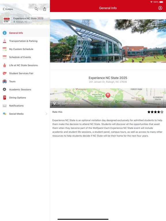 Screenshot #4 pour NC State University Guides