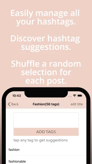HishHash:social media manager screenshot 2