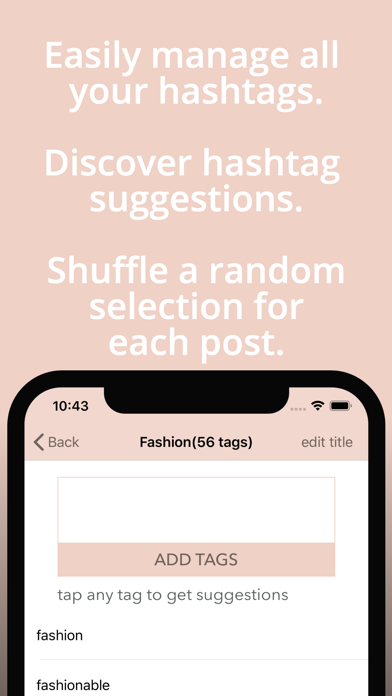 Screenshot #2 pour HishHash:social media manager