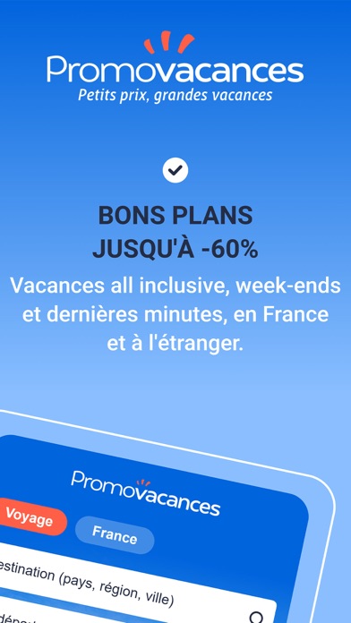 Promovacances : Vols, Séjours Screenshot