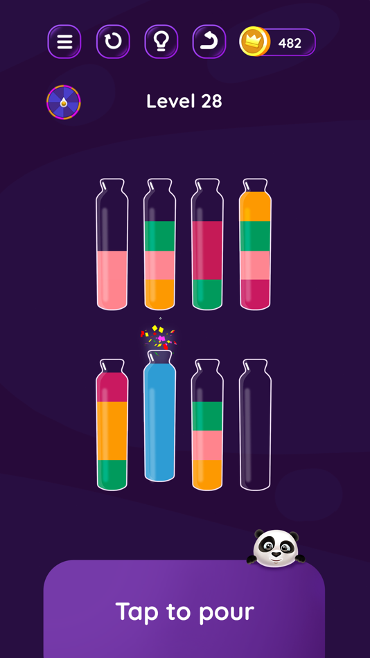 #2. Water Sort Puzzle: Fun SortPuz (iOS) By: Pofuduk Games