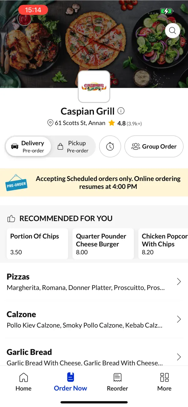 Screenshot #2 pour Caspian Grill.
