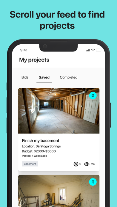 Bideo - Find a contractor Screenshot