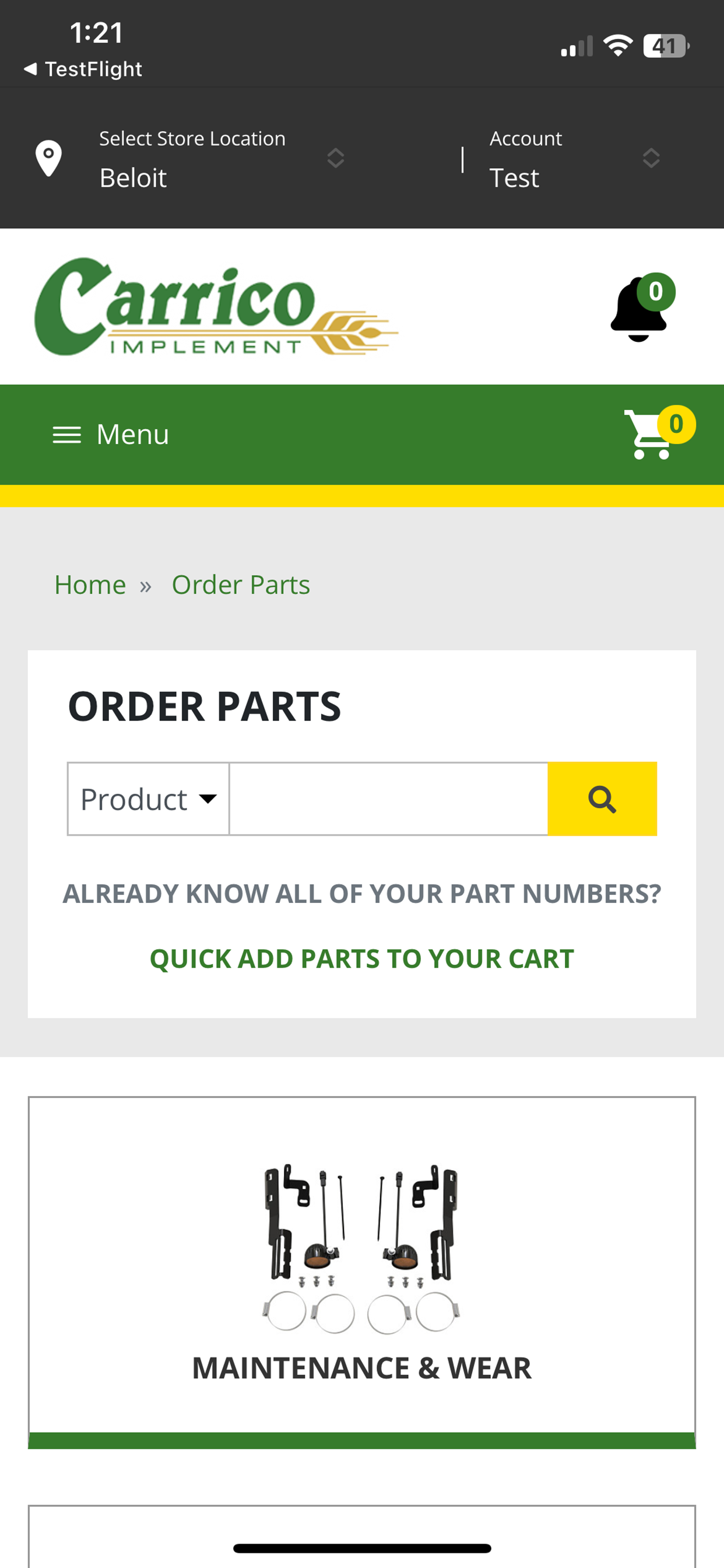 CarricoImplementCustomerPortal screenshot 3
