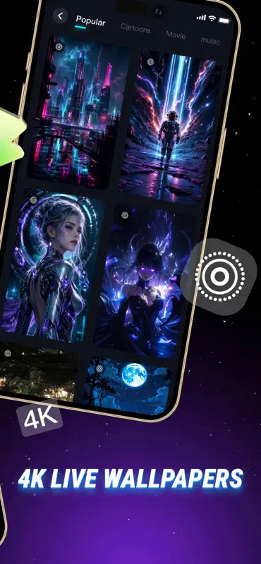 ChargeLive: 4K Live Wallpapers screenshot 2 of 8