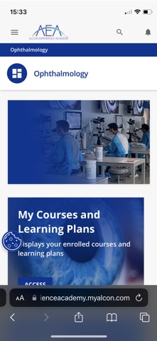 Alcon Experience Academy screenshot